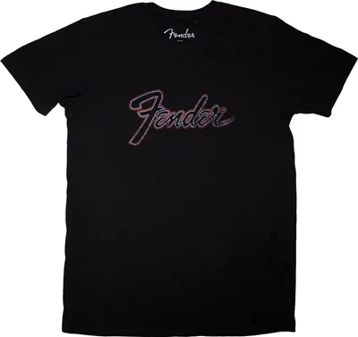 Obrázek produktu pro Fender - Tričko s potiskem na zádech pro muže/dámy uni RO14078 (L) (Black)
