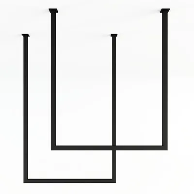 Imagen del producto de Soporte para toallas de pared, set de 2 unidades, TENSI, 60x50 cm y 80x50 cm – fabricado con tubos de acero de alta calidad |  | Metallbude