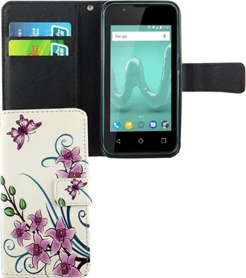 Produktbild von Handyhülle Tasche für Wiko Sunny 2 Lotusblume