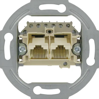 Produktbild von Kopp 115400186, 2 x RJ-45, 1 Modul(e), Weiß