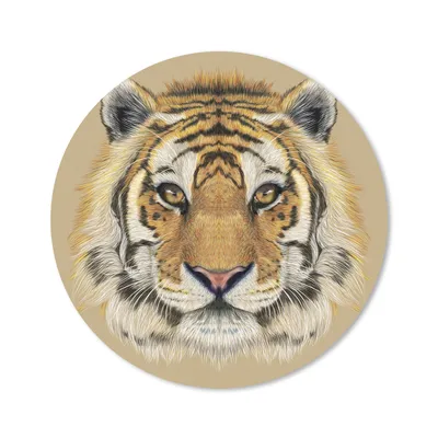 Produktbild von MuchoWow® Mauspad Mousepad Tiger - Jungtier - Tiere 40x40 cm - Mousepads - Maus Mat - Pad - Mausunterlage - Schreibtisch Accessoires