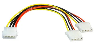 Obrázok produktu pre EFB Elektronik EK319, 0,2 m, SATA 15-pin, 2 x SATA 15-pin, Samec, Samica, Priamy