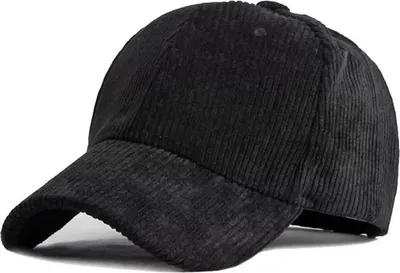 Zdjęcie produktu dla INF Korderynowa czapka bejsbolówka dla dorosłych (56-60 cm) Czarny