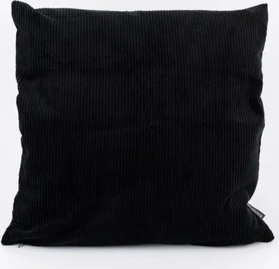 Produktbild von Kissenhülle Breitcord schwarz div Größen von SCHÖNER LEBEN. Größe 60x60cm (HxB) 60x60cm (HxB) Größe