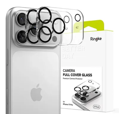Image de Ringke Camera Full Cover 2-Pack pour Iphone 17 Pro - Noir