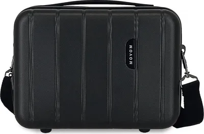 Produktbild von MOVOM Wood Schwarz, Reise-Kosmetikkoffer, 21x29x15cm, 9L, 5313961