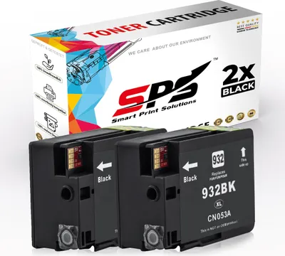 Produktbild von 2x Kompatibel HP 932XL 933XL Druckerpatronen Schwarz für HP Officejet 7510 A