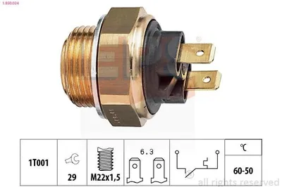 Immagine prodotto di Interruttore temperatura EPS, ventola radiatore