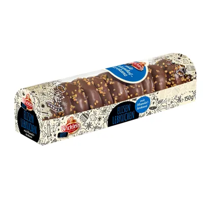 Obrázek produktu pro Wicklein Mini Elisen perník s mandlovou křehkostí 150g balení po 20 kusech