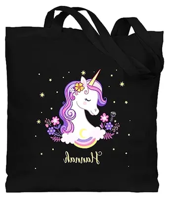 Produktbild von Baumwolltasche mit Einhorn-Motiv