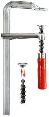 Produktbild von Bessey Ganzstahl-Schraubzwinge GZ mit bewährtem Holzgriff GZ 300/120