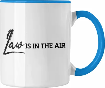 Produktbild von Trendation - Jura Geschenk Tasse mit Spruch Jurist Juristin Geschenkideen Lustig für Examen Staatsexamen (Blau)