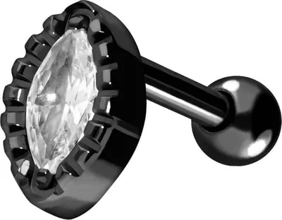 Produktbild von Ohrpiercing Titan Ohrpiercing KRISTALLTROPFEN