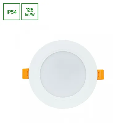 Produktbild von DURE 3 LED Einbauleuchte Ø12cm 8W 6000K IP54 Badezimmer