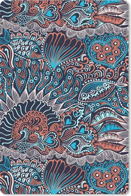 Produktbild von MuchoWow® Mauspad Mousepad Fisch - Koralle - Unterwasser - Abstrakt - Muster 18x27 cm - Mousepads - Maus Mat - Pad - Mausunterlage