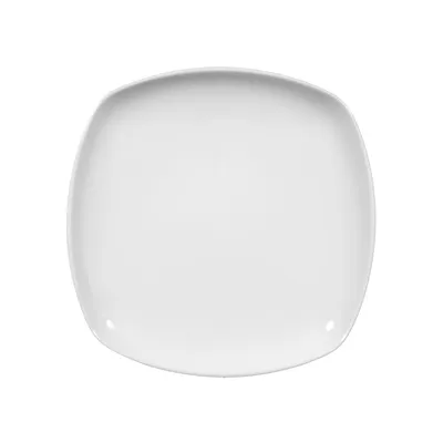 Produktbild von Seltmann Weiden Lido Teller Flach Eckig, Frühstücksteller, Kuchenteller, Porzellan, Weiß, 20 cm, 001.198897