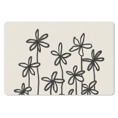 Produktbild von MuchoWow® Mauspad Mousepad Blumen - Pflanzen - Pastell - Abstrakt 27x18 cm - Mousepads - Maus Mat - Pad - Mausunterlage - Büroartikel - Desk Matten
