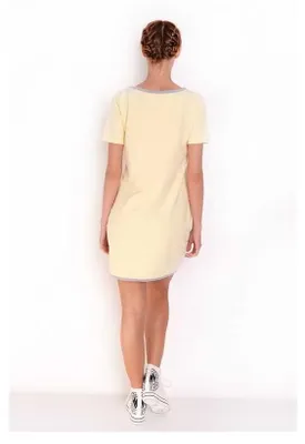 Produktbild von Damen Minikleid Sommer Farben; Pastellgelb