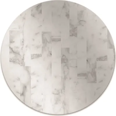 Obrázek produktu pro Kulatá ochranná podložka pod podlahu - Ochranná podložka pod židli - Podložka pod podlahu - 140x100 cm - Mramor