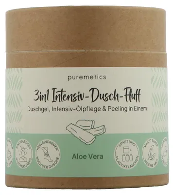 Productafbeelding van puremetics 3-in-1 Intensieve Douchecrème met Aloë Vera (300 g)