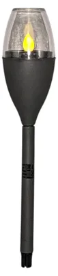 Produktbild von ProGarden LED Solar Gartenfackel 37 cm Flammeneffekt warmweiß Erdspieß