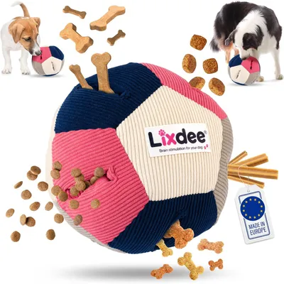 Productafbeelding van Snuffelbal voor honden - intelligentiespeelgoed met 11 zakken en 4 moeilijkheidsniveaus - Ø 19 cm