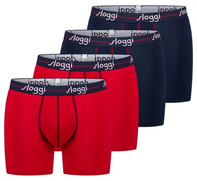 Produktbild von sloggi 4er Pack Start Long Short / Pant Extra weiches Taillenband, gedoppelte Verarbeitung im Schrittbereich, Wunderbar weiches Material