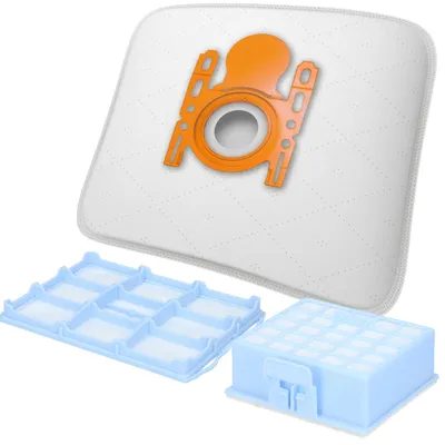Obrázek produktu pro Sáčky do vysavače McFilter I 10 + 1 HEPA filtr + 1 ochranný filtr motoru, vhodné pro modely Bosch BSG6, Siemens VS06G, série 00578863, BBZ41FGALL, VZ01MSF