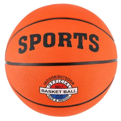 Image de Balle de basket gonflée, diamètre 25 cm, taille 7