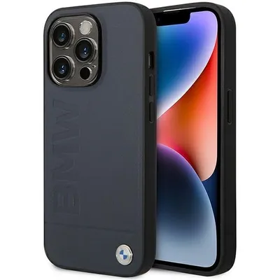 Immagine prodotto di Etui Bmw Bmhmp14Xsllna Iphone 14 Pro Max 6,7 Granatowy/Navy Custodia rigida in pelle con timbro a caldo Magsafe
