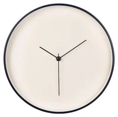 Image de SensaHome Horloge murale London - Horloge ronde au design minimaliste - style nordique - Ø30 cm - Beige