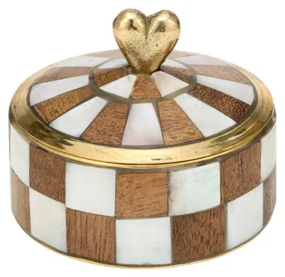Produktbild von Doing Goods Aufbewahrungsbox - Heart Circus Box Woody - White/Brown