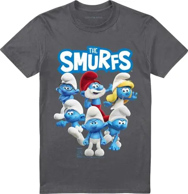 Imagen del producto de Los Pitufos - Camiseta para hombre/mujer, uni, modelo TV20896 (XXL) (Color carbón)