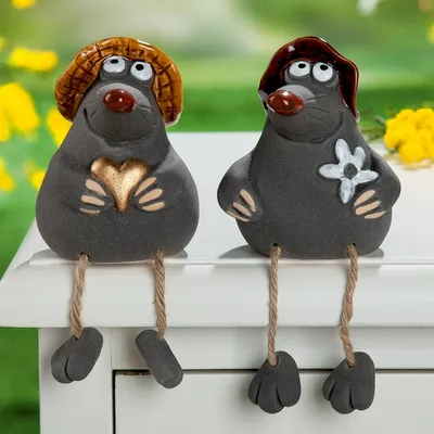 Imagen del producto de Figura de bordes "Gilde", diseño de topo, "Buddy", cerámica, color antracita, paquete de 6 unidades, clasificado en 2 variedades.Altura: 11,50 cmAncho: 10,00 cmProfundidad: 8,50 cm32339