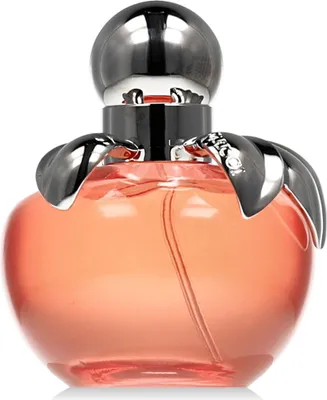 A close-up studio shot of a Nina Ricci Nina Eau De Toilette perfume bottle.