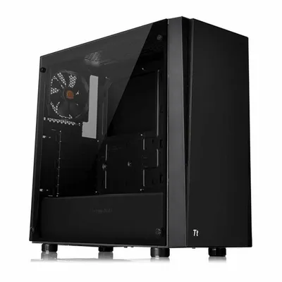 Produktbild von Thermaltake Versa J21 Tempered Glass Edition, Midi Tower, PC, Schwarz, ATX, micro ATX, Mini-ITX, SPCC, Gehärtetes Glas, 16 cm
