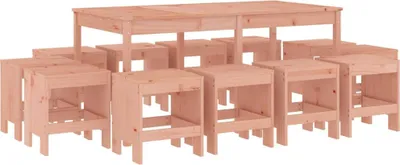 Produktbild von vidaXL 13-tlg. Garten-Essgruppe Massivholz Douglasie