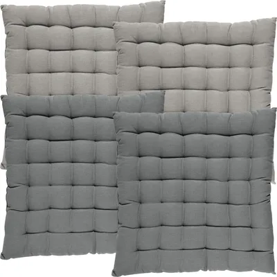 Produktbild von REDBEST Stuhlkissen Tulsa" 4er-Pack stein/grau 40x40x3 cm"