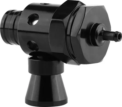 Zdjęcie produktu dla Zawór rozdzielający turbo, aluminiowy, uwalniający ciśnienie, uniwersalny czarny zawór wydmuchowy 25 mm do akcesoriów samochodowych