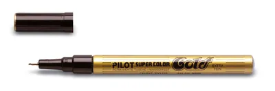 Zdjęcie produktu dla PILOT 087967 Permanent-Marker SUPER COLOR extra feine Spitze gold