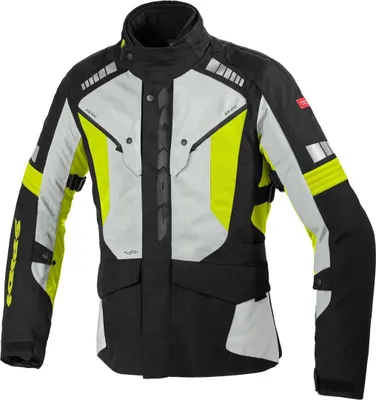 Produktbild von Spidi H2Out Outlander Motorrad Textiljacke, schwarz/grau/gelb, XL