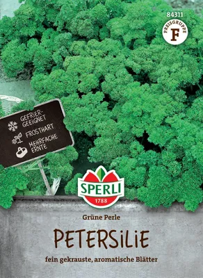 Produktbild von SPERLI Petersiliensamen Grüne Perle Petroselinum crispum 250 Pflanzen