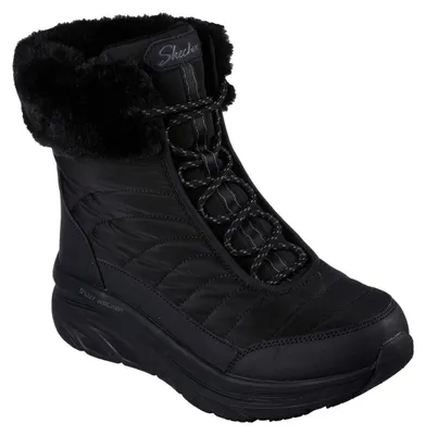 Produktbild von Skechers Damen Winterstiefel D’Lux Walker Winter Solstice 167388-BBK Schwarz Relaxed Fit 39,5 EU