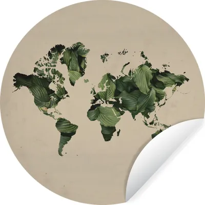 Produktbild von MuchoWow® - Mauerkreis - Wand Bilder - Wandsticker - Wohnzimmer Dekoration - Dekoration für die Wände - Aluminium - Babyzimmer