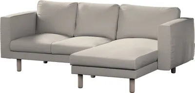 Produktbild von Dekoria Bezug für Norsborg 3-Sitzer Sofa mit Recamiere, hellbeige, Norsborg Bezug für 3-Sitzer Sofa mit Recamiere