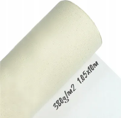 Zdjęcie produktu dla Phoenix Płótno malarskie rolka 1,05 x 10 m – 380 g/m² – 100% bawełna – 3-krotnie gruntowana – płótno do farb olejnych i akrylowych