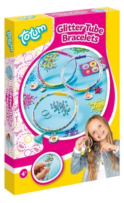 Produktbild von Creativity Glitterröhren Armbänder