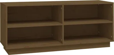 Obrázek produktu pro vidaXL Věšák na boty Honey Brown 110x34x45 cm Borovicový masiv