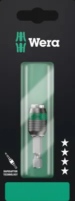 Produktbild von Wera Bithalter Länge 50mm 1 / 4 Zoll für Bits C6,3 +E6,3 Rapidaptor Universalh. 889 / 4 / 1 K SB - 5073421001