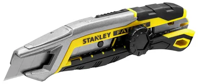 Image de STANLEY FATMAX Cutter 18 mm Quick Snap - FMHT10592-0 - Molette Crantée - Système De Casse-Lame Rapide